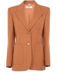 Chloé - Chloé Single-Breasted Tailored Blazer - Lyst