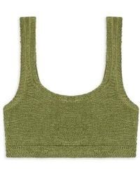 Reina Olga - Ginny Textured Bikini Top - Lyst