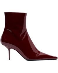 Victoria Beckham - 75 Pointed-Toe Ankle Boots - Lyst