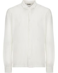 Zanone - Long-Sleeved Button-Down Shirt - Lyst
