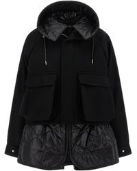 Sacai - Melton Blouson - Lyst