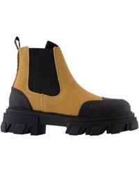 Ganni - Low Chelsea Ankle Boots - Lyst