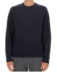 Theory - Crewneck Long-Sleeved Sweater - Lyst
