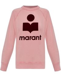 Isabel Marant - Crew Neck Long-Sleeved Sweatshirt - Lyst