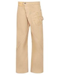 JW Anderson - Jw Anderson Twisted Straight Leg Jeans - Lyst