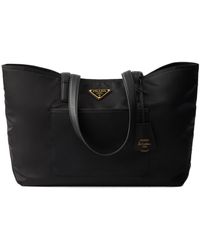 Prada - Re-Edition 1978 Medium Re-Nylon And Saffiano Leather Tote Bag - Lyst