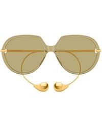 Bottega Veneta - Eyewear Drop Squared Sunglasses - Lyst