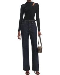 Self-Portrait - Cut Out Knit Top - Lyst