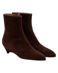 Jil Sander - Suede Ankle Boots - Lyst