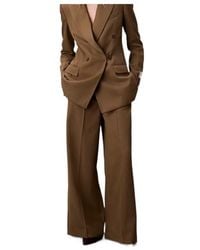 Calvin Klein - Wide-Leg High-Waist Pants - Lyst