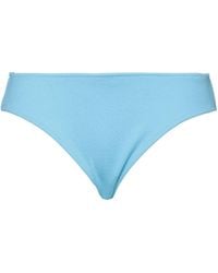 Ganni - Solid-Color Bikini Pants - Lyst