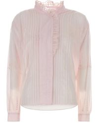 Isabel Marant - Isabel Marant Étoile Leota Ruffled Long-Sleeved Shirt - Lyst