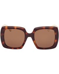 Moncler - Eyewear Square Frame Sunglasses - Lyst