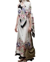 Dior - Long Draped Dress - Lyst