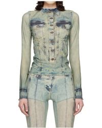 KNWLS - Halcyon Trompe-Loeil Fitted Top - Lyst