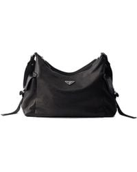 Prada - Explore Leather Shoulder Bag - Lyst