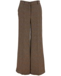 P.A.R.O.S.H. - P.A.R.O..H. Riley Checked Tailored Pants - Lyst