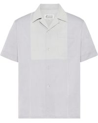 Maison Margiela - Contrast Panel Camp Shirt - Lyst