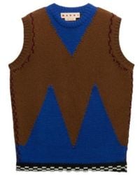 Marni - M Intarsia Vest - Lyst