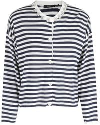 Seventy - Long-Sleeved Knitted Cardigan - Lyst