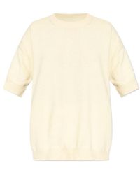 Jil Sander - Short-Sleeved Crewneck Jumper - Lyst