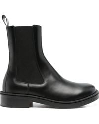 McQueen - Elasticated Side Panel Ankle Boots - Lyst