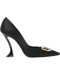 Lanvin - Pointed Toe Pumps With Sculpted Heel - Lyst