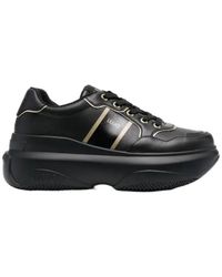 Liu Jo - June Platform Lace-Up Sneakers - Lyst