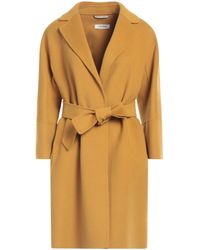 Max Mara - Solid Color Woolen Coat - Lyst
