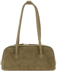 Marge Sherwood - Soft Boston Ew Suede Shoulder Bag - Lyst