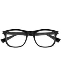 Saint Laurent - Eyewear Rectangle Frame Glasses - Lyst