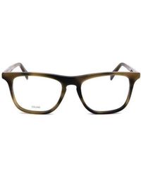 Celine - Logo Rectangular Frame Flat Mirror - Lyst