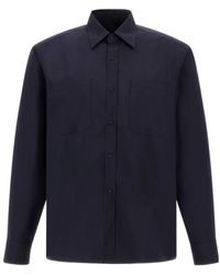Herno - Button-Up Straight Hem Shirt - Lyst