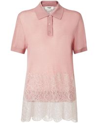 Fendi - Short-Sleeved Polo Shirt - Lyst