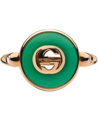 Gucci - Interlocking 18K Ring - Lyst