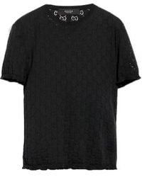 Gucci - Allover Gg Knit T-Shirt - Lyst