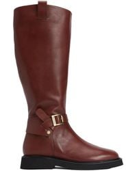 Barbour - Solid Color Tall Boots - Lyst