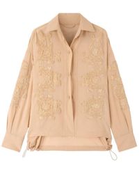 Ermanno Scervino - Floral Embroidered Button-Up Jacket - Lyst