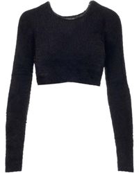 Ambush - Crewneck Cropped Jumper - Lyst