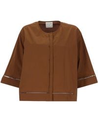 forte_forte - Button-Up Crewneck Top - Lyst