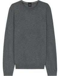 BOSS - Lightweight Knit Sweater - Lyst