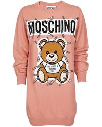 Moschino - Teddy Bear Inlaid Jumper Sweater - Lyst