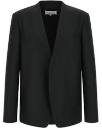 Maison Margiela - Minimal Lapel-Free Blazer - Lyst