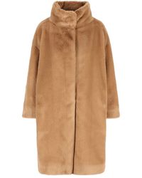 Herno - Long Sleeved High-Neck Coat - Lyst