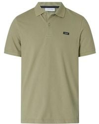 Calvin Klein - Short-Sleeved Polo Shirt - Lyst