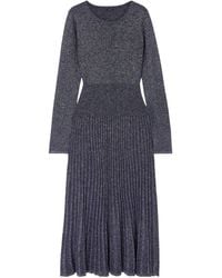 JOSEPH - Ribbed And Thread Midi Dress - Lyst