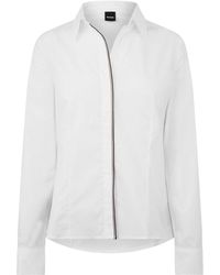 BOSS - Pointcollar Longsleeve Shirt - Lyst