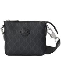 Gucci - Gg Supreme Zipped Messenger Bag - Lyst