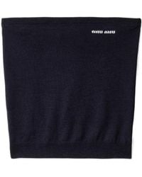 Miu Miu - Strapless Knitted Top - Lyst