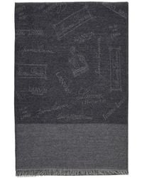 Lanvin - Frayed Hem Scarf - Lyst